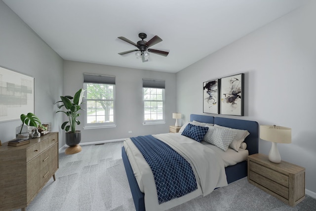 1834 Highbury Ln, Aurora, IL 60502 - bedroom with light colored carpet and ceiling fan
