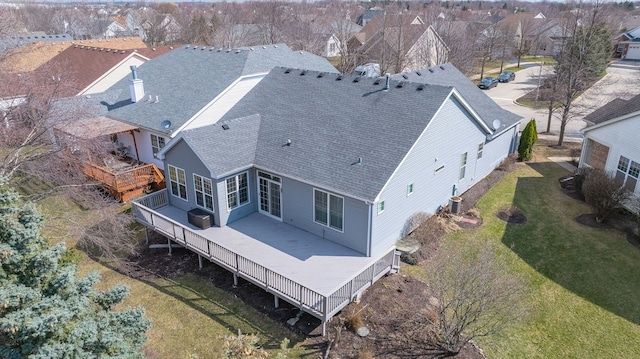 bird's eye view featuring a residential view