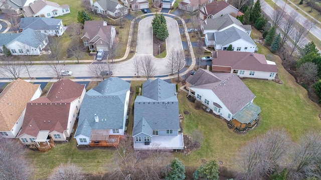 drone / aerial view featuring a residential view