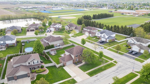 24515 Echo Ln, Manhattan, IL 60442 - aerial view of residential area with a nearby body of water