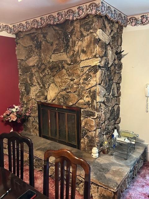 19364 US Highway 34, Princeton, IL 61356 - dining area view of carpet floors