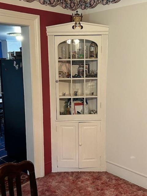 19364 US Highway 34, Princeton, IL 61356 - detailed view of carpet flooring and refrigerator
