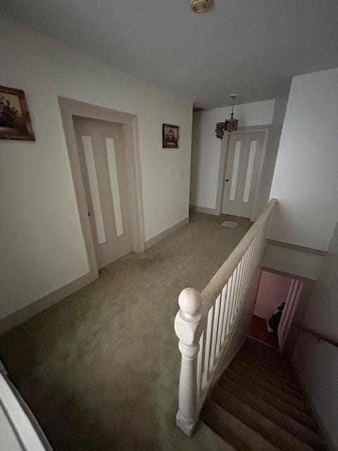 19364 US Highway 34, Princeton, IL 61356 - stairway with carpet flooring and baseboards