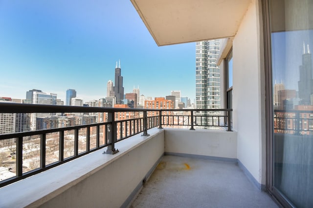 1101 S State St Unit 2100, Chicago, IL 60605 - balcony featuring a city view