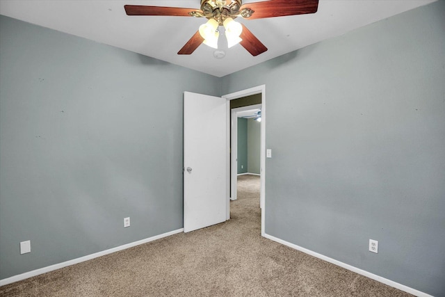 1106 Riverside Ct, Mahomet, IL 61853 - unfurnished room with carpet floors and ceiling fan