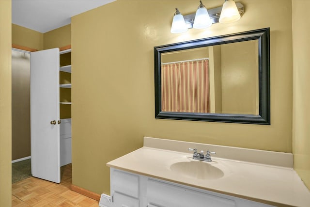 1106 Riverside Ct, Mahomet, IL 61853 - full bathroom with vanity and baseboards