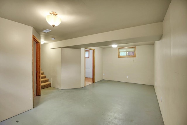 1106 Riverside Ct, Mahomet, IL 61853 - basement featuring stairs