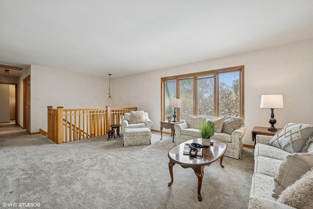 965 Sycamore Ct, Hoffman Estates, IL 60192 - carpeted living room featuring baseboards