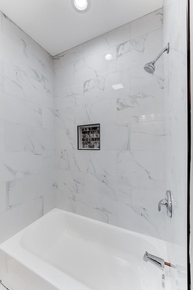 full bathroom with  shower combination