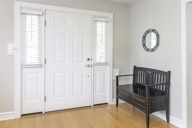 845 Smith St, Glen Ellyn, IL 60137 - foyer with light wood-style floors and baseboards