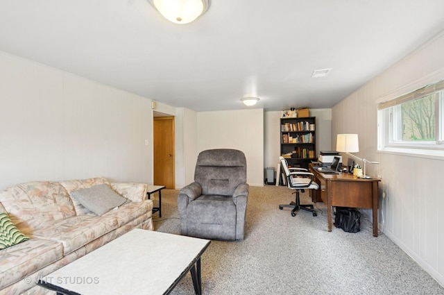 9336 Lavergne Ave, Skokie, IL 60077 - carpeted living area featuring an office area