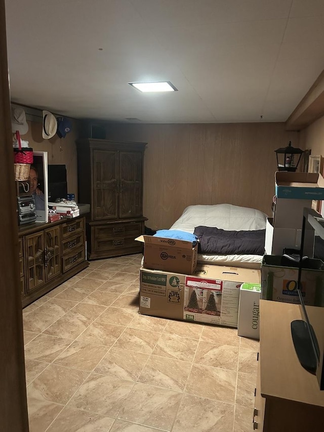 1828 N 21st Ave, Melrose Park, IL 60160 - bedroom with wood walls