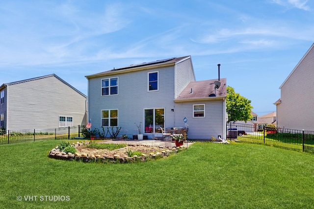 rear view of property featuring a patio