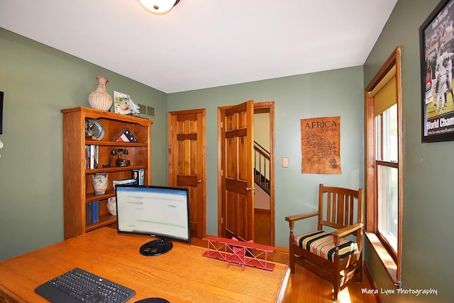 5N850 Ravine Dr, Saint Charles, IL 60175 - office space featuring wood finished floors