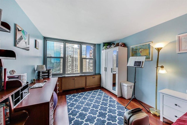 400 E Randolph St Unit 3018, Chicago, IL 60601 - home office with wood finished floors