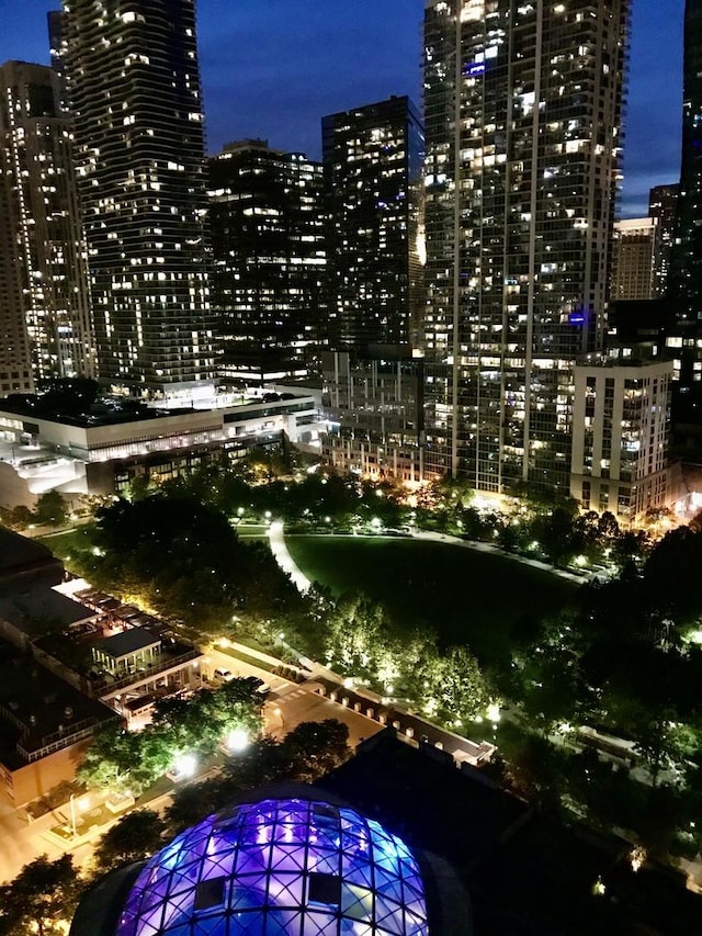 400 E Randolph St Unit 3018, Chicago, IL 60601 - property at twilight with a view of city lights