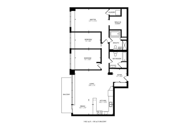 400 E Randolph St Unit 3018, Chicago, IL 60601 - view of property floor plan