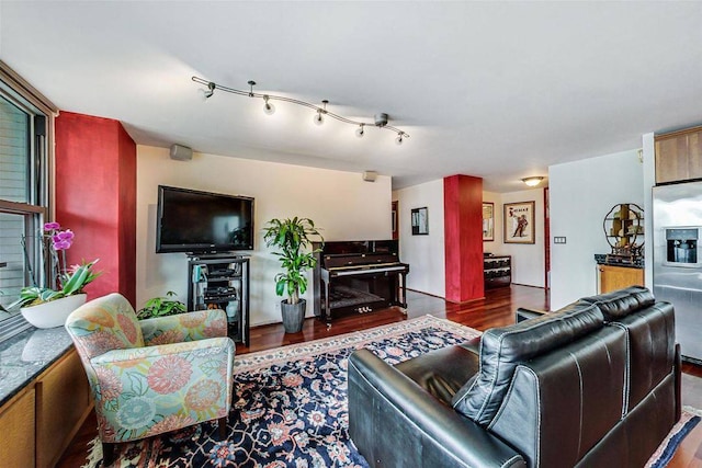 400 E Randolph St Unit 3018, Chicago, IL 60601 - living area with wood finished floors