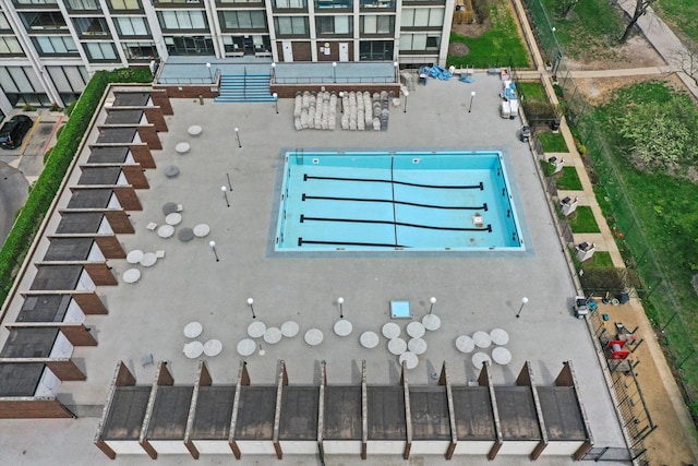 drone / aerial view