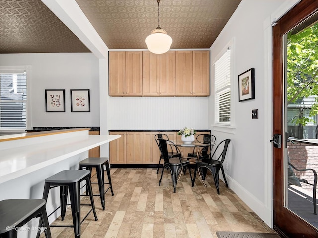 213 S Ashland Ave, La Grange, IL 60525 - dining room featuring an ornate ceiling and baseboards