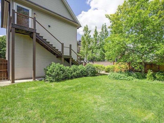 213 S Ashland Ave, La Grange, IL 60525 - view of yard featuring stairway
