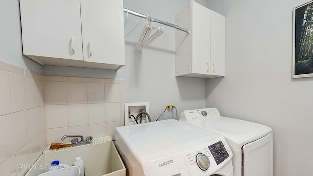 23118 Lacroix Ln, Plainfield, IL 60544 - laundry area with cabinet space and washer and dryer