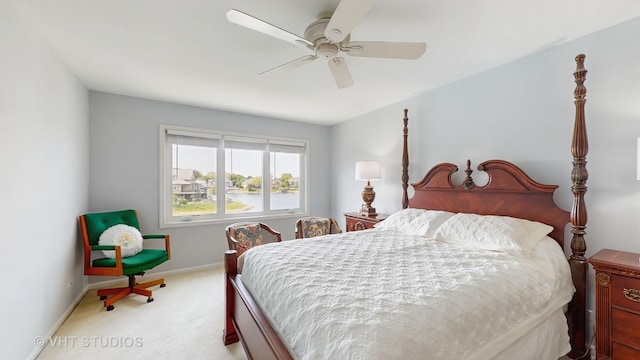 23118 Lacroix Ln, Plainfield, IL 60544 - bedroom with light colored carpet and ceiling fan