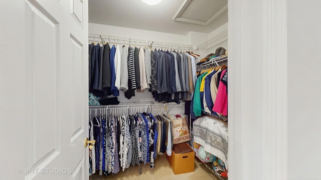 23118 Lacroix Ln, Plainfield, IL 60544 - spacious closet featuring attic access