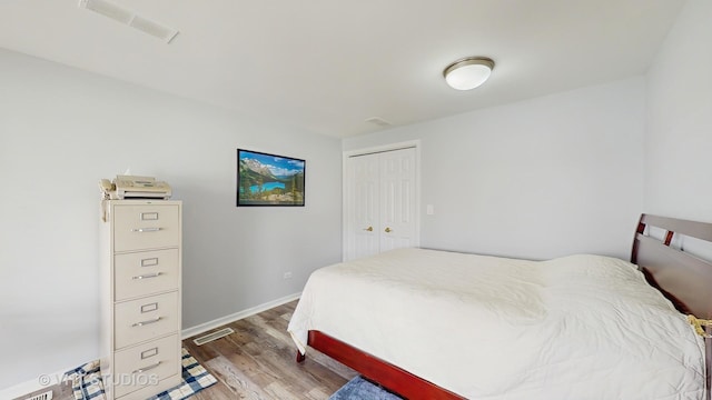 23118 Lacroix Ln, Plainfield, IL 60544 - bedroom with wood finished floors and a closet