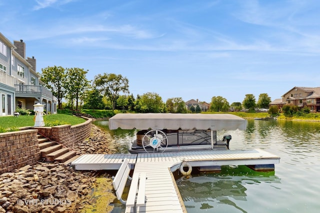 23118 Lacroix Ln, Plainfield, IL 60544 - dock area featuring a water view