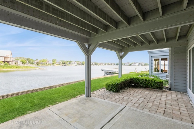 23118 Lacroix Ln, Plainfield, IL 60544 - view of patio with a water view