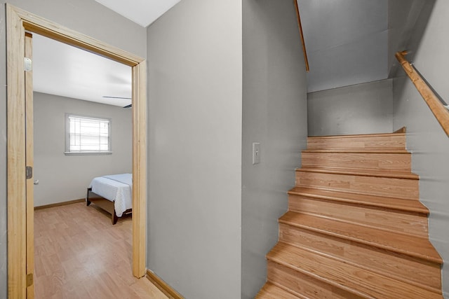 2327 W 157th Pl, Markham, IL 60428 - stairway with wood finished floors and baseboards