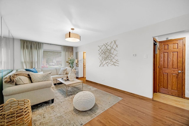 2327 W 157th Pl, Markham, IL 60428 - living room featuring wood finished floors and baseboards
