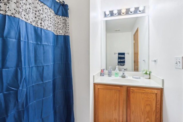 143 Foxglove Unit 143, Romeoville, IL 60446 - bathroom featuring vanity and a shower with shower curtain