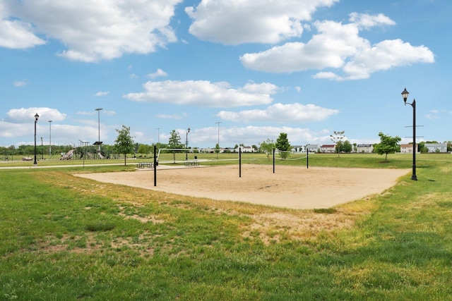 143 Foxglove Unit 143, Romeoville, IL 60446 - view of property's community featuring volleyball court and a lawn