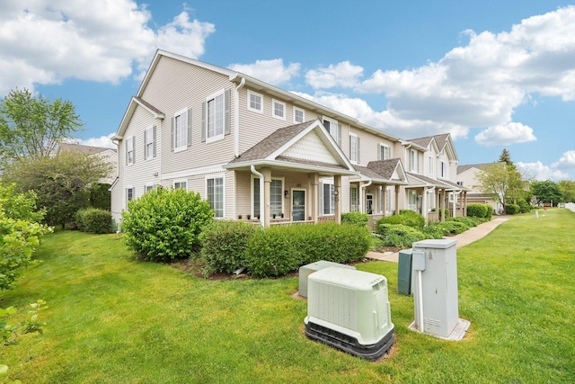 143 Foxglove Unit 143, Romeoville, IL 60446 - view of front facade featuring a front lawn