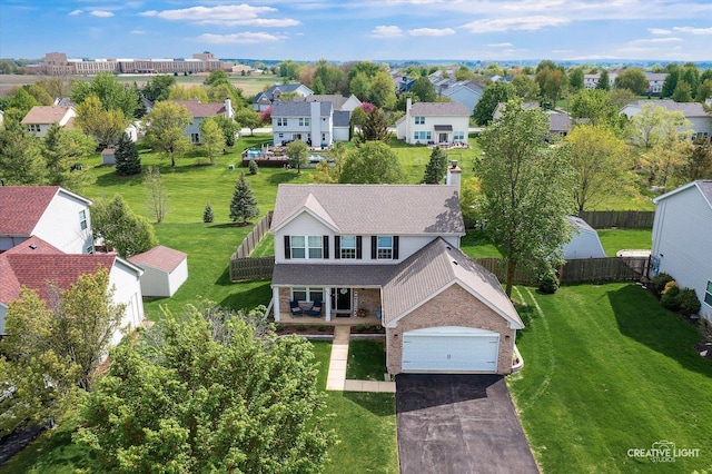 410 Blue Ridge Dr, Oswego, IL 60543 - aerial perspective of suburban area