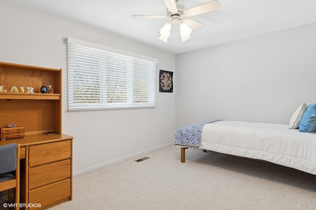 948 Weatherbee Pl, Downers Grove, IL 60516 - bedroom featuring carpet flooring, baseboards, ceiling fan, and a desk