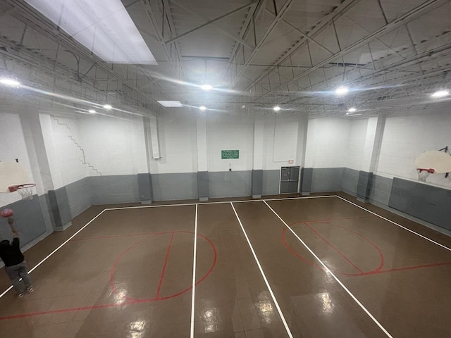 view of sport court featuring community basketball court
