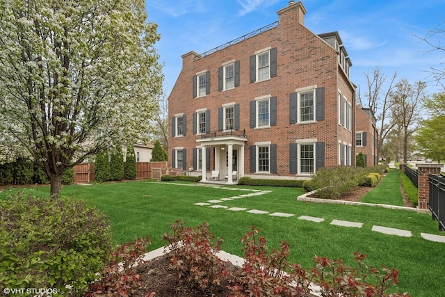 847 N Mckinley Rd, Lake Forest, IL 60045 - rear view of house featuring brick siding