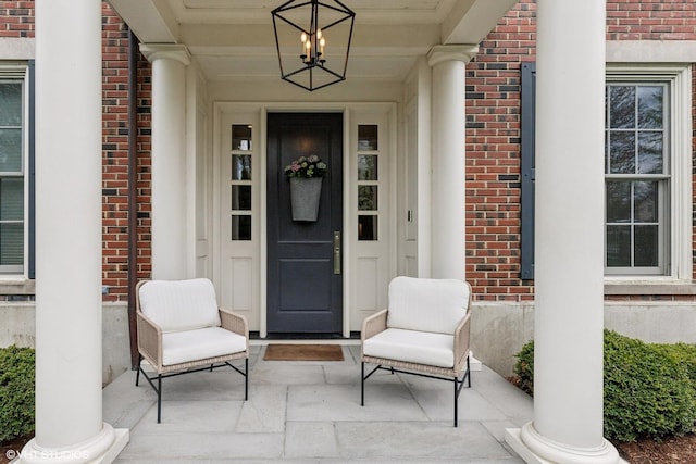 847 N Mckinley Rd, Lake Forest, IL 60045 - entrance to property featuring brick siding