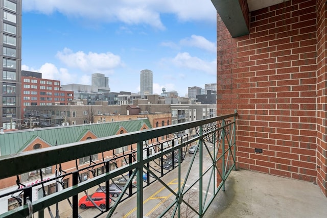 1111 W Madison St Unit 5B, Chicago, IL 60607 - balcony with a city view