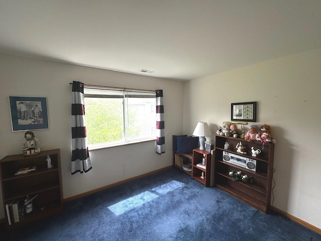 3512 Blue Ridge Ct, Carpentersville, IL 60110 - living area with carpet flooring and baseboards