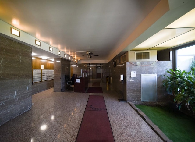 community lobby featuring visible vents