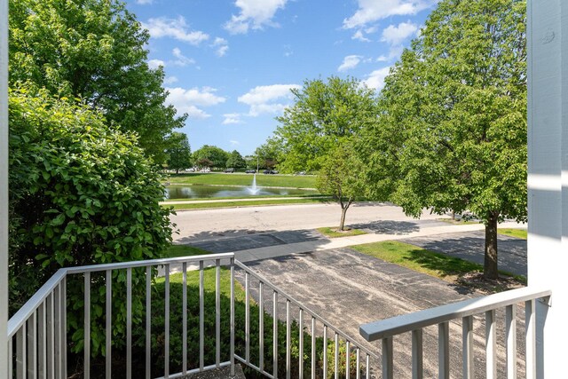 2270 Twilight Dr Unit 2270, Aurora, IL 60503 - balcony with a water view