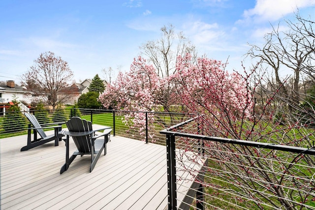 221 Parkview Dr, Bloomington, IL 61701 - view of wooden terrace