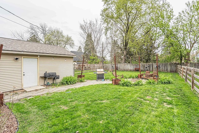 3010 Mary Ln, Mchenry, IL 60051 - view of yard with a fenced backyard
