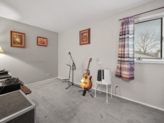 121 Foxhill Ct Unit D, New Lenox, IL 60451 - interior space featuring carpet floors and baseboards