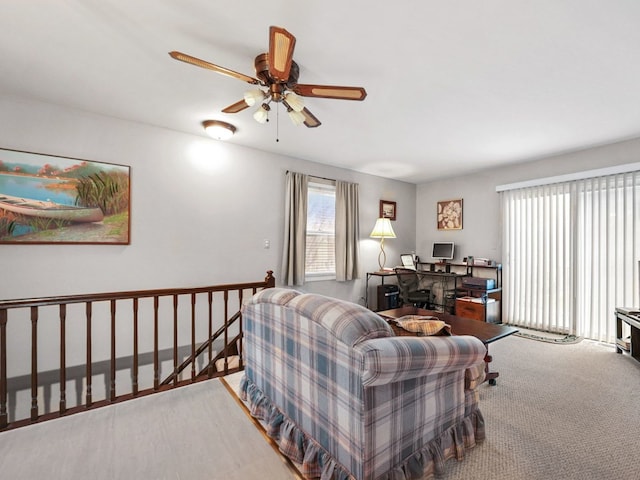 121 Foxhill Ct Unit D, New Lenox, IL 60451 - living area with ceiling fan