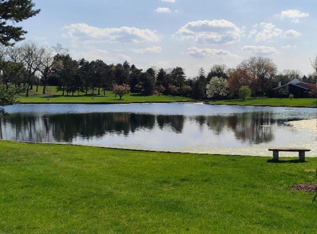 view of water feature